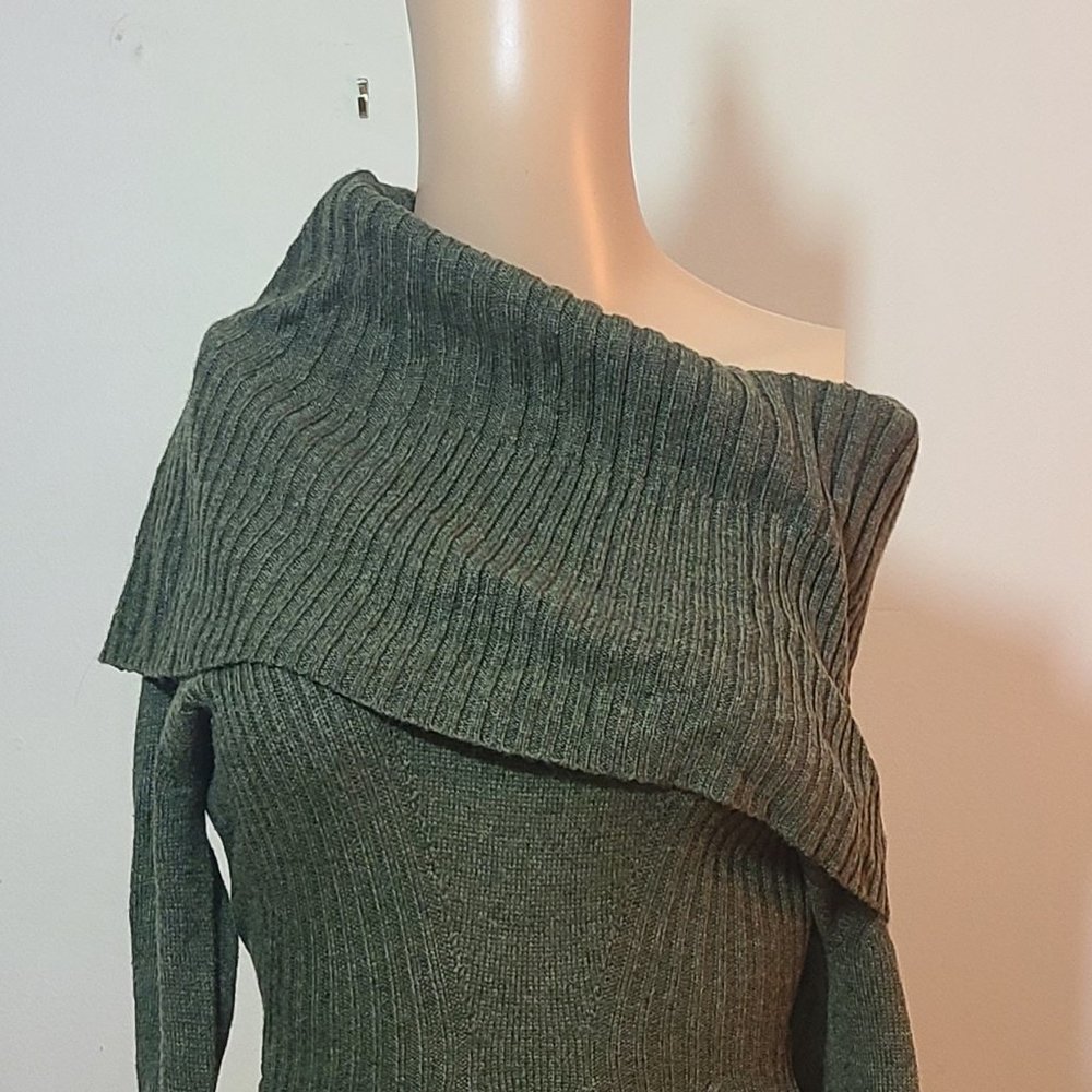 Green Wool Victoria Secret Sweater Dress